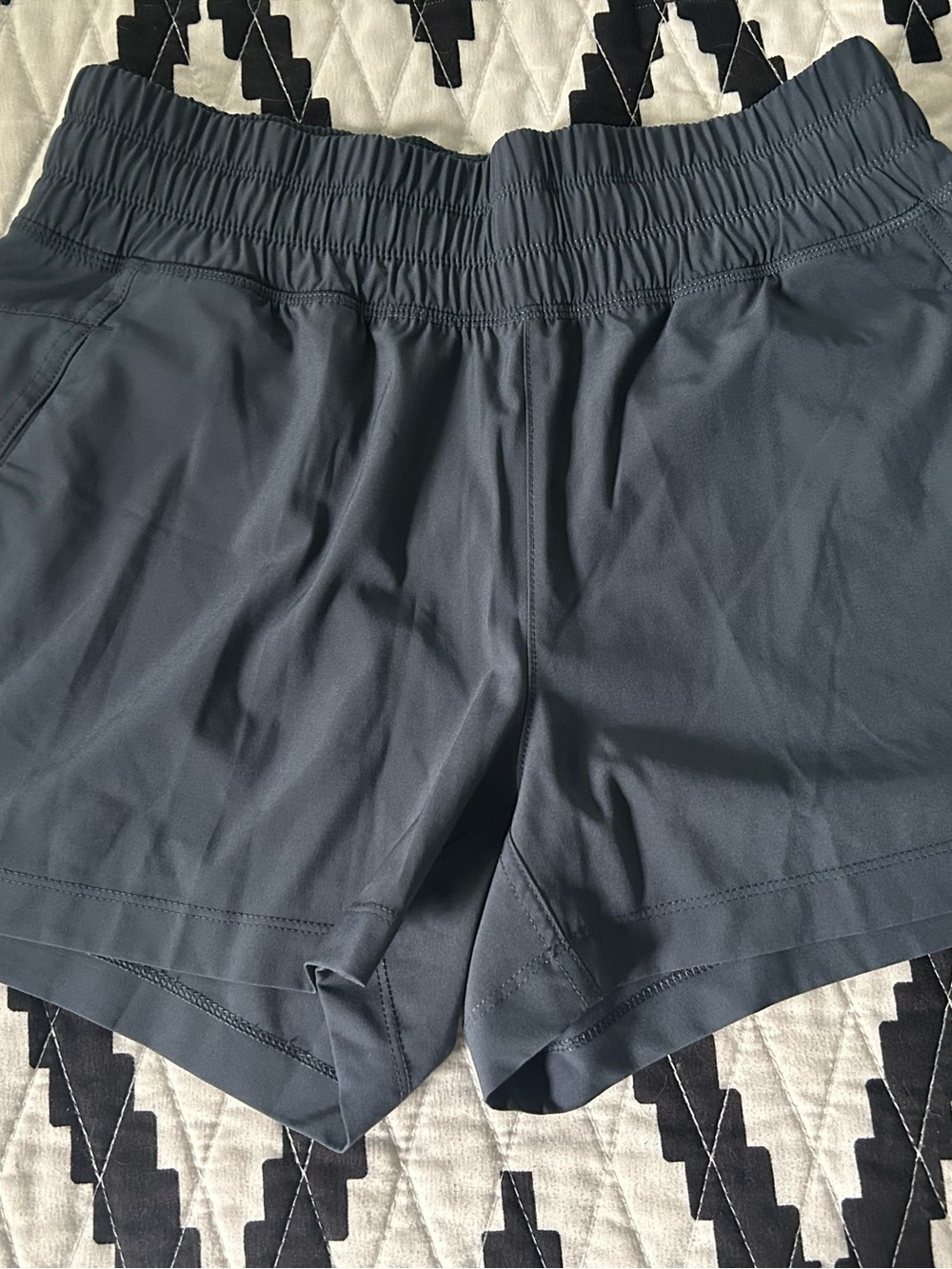 Free Fly Apparel Women's Smokey Blue Athletic Shorts